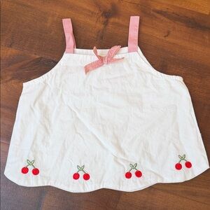 Baby girl Cherry tank top